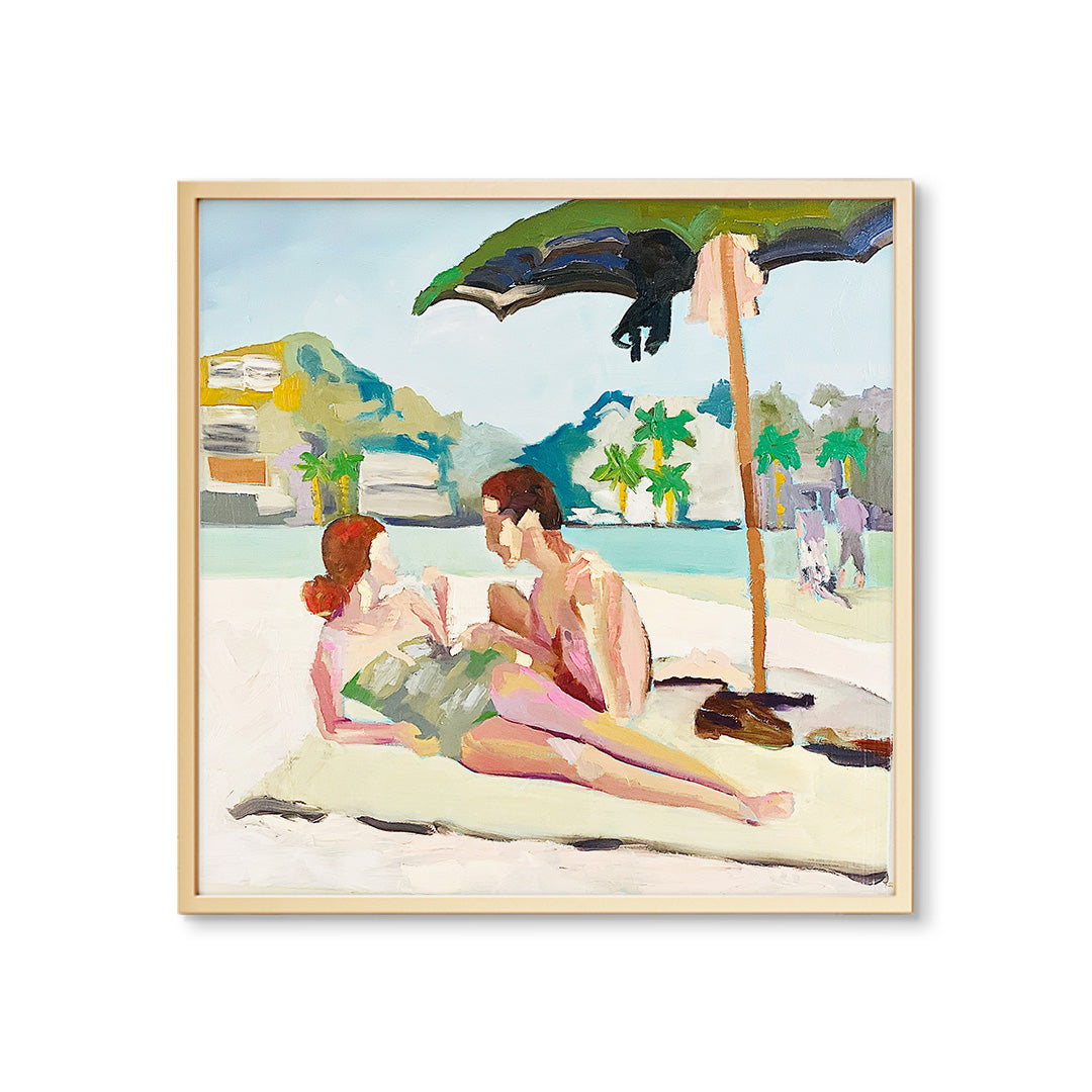 European Beach Print