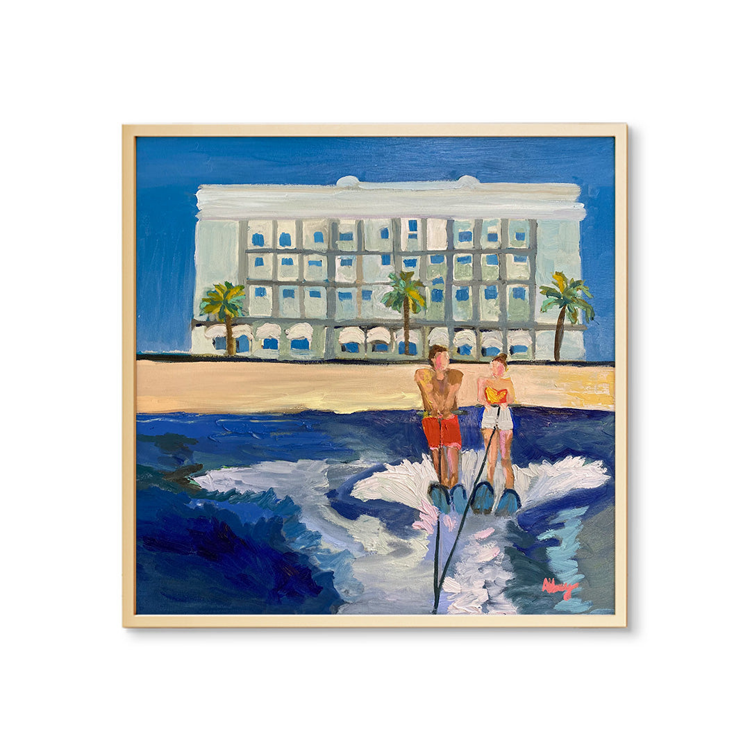 Water Skiing Lovers Print