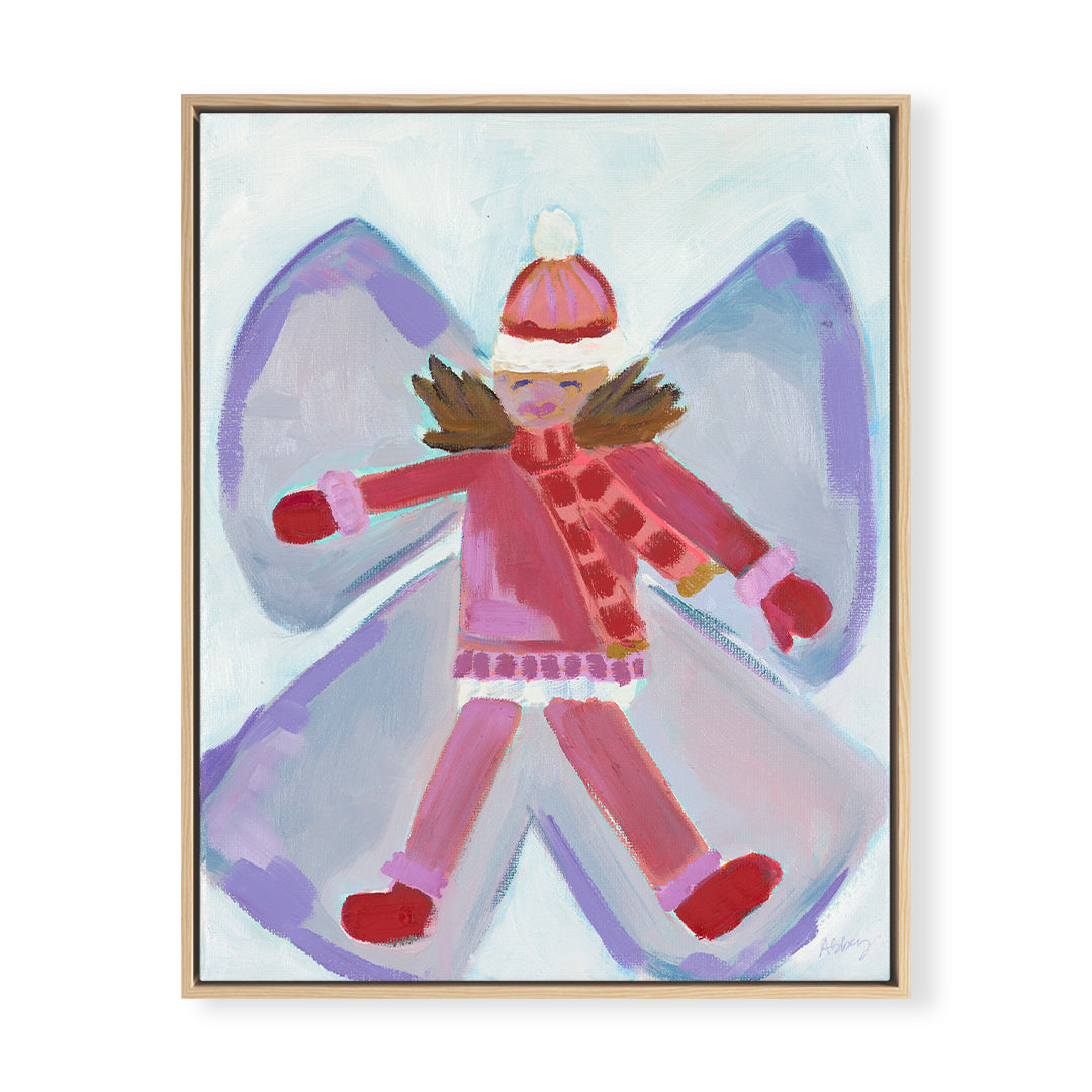 Snow Angel Girl Print
