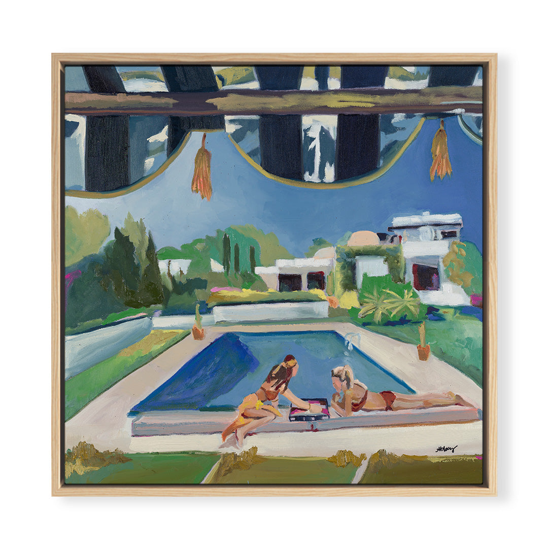 Poolside Play Print
