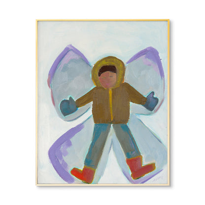 Snow Angel Boy Print