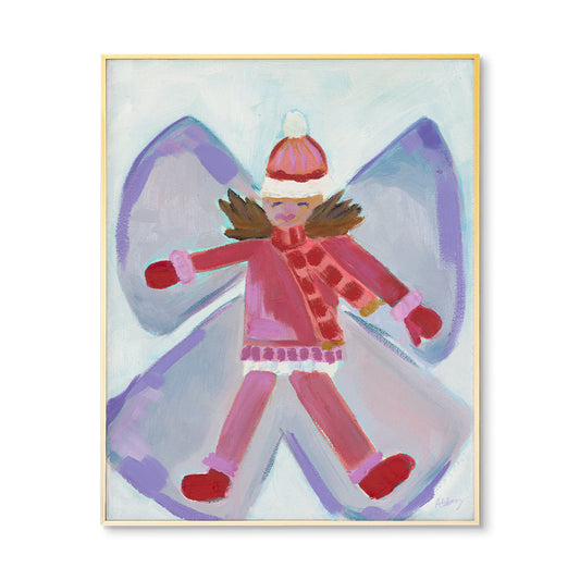 Snow Angel Girl Print