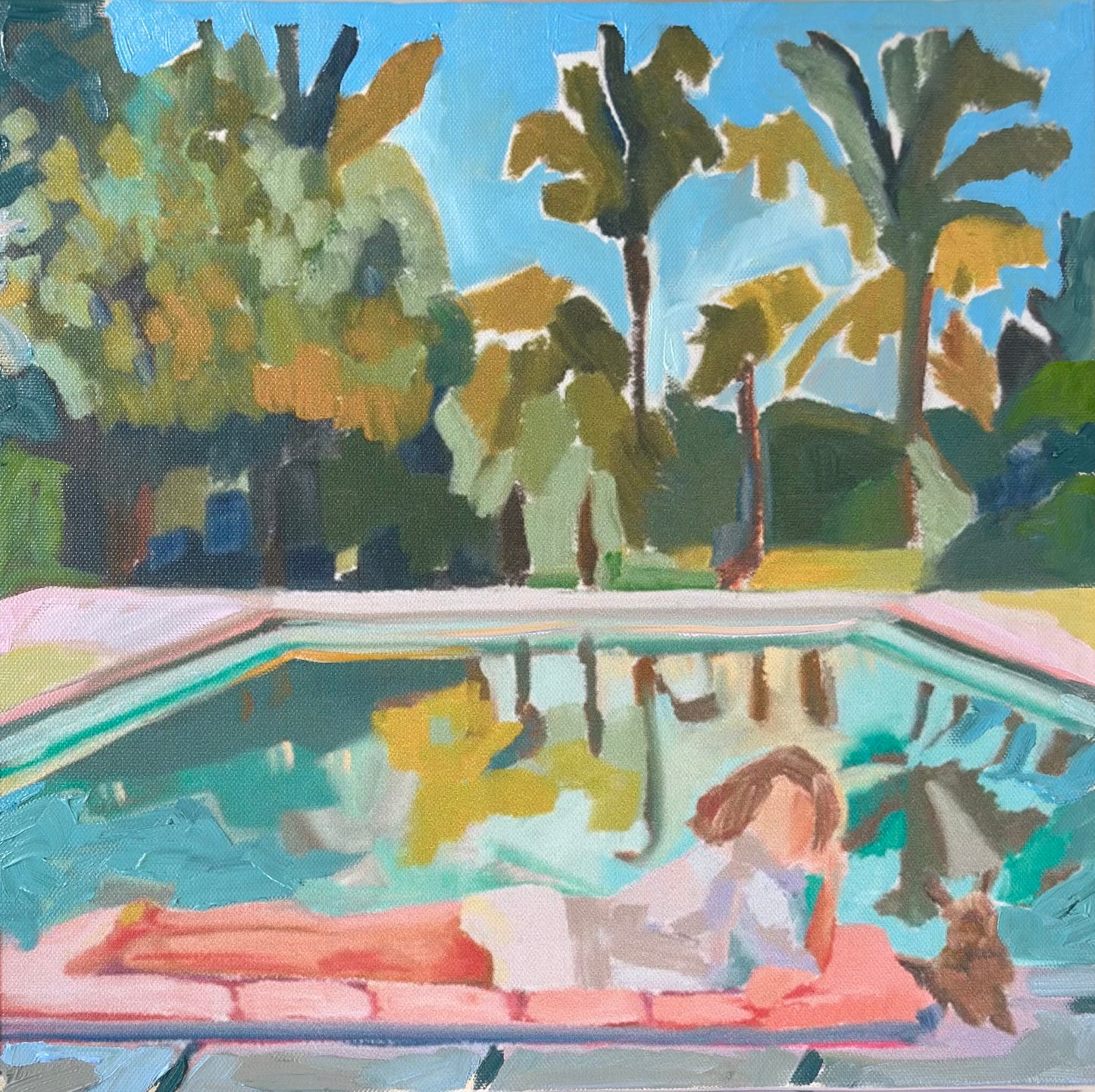 Blue Skies & The Palm Tree Girl