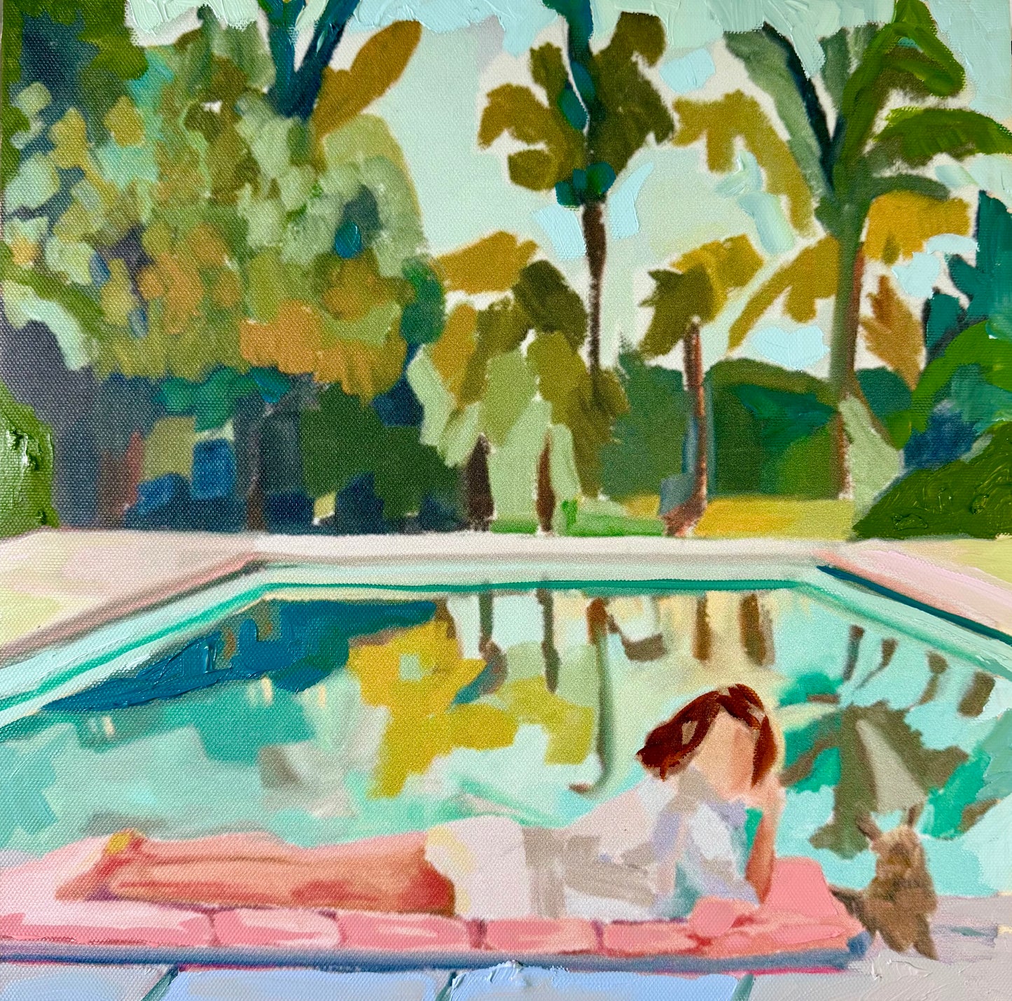 Mint Poolside Queen