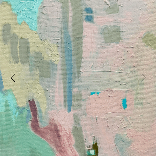 Yummy Pastel Greens & Warm Abstract Original