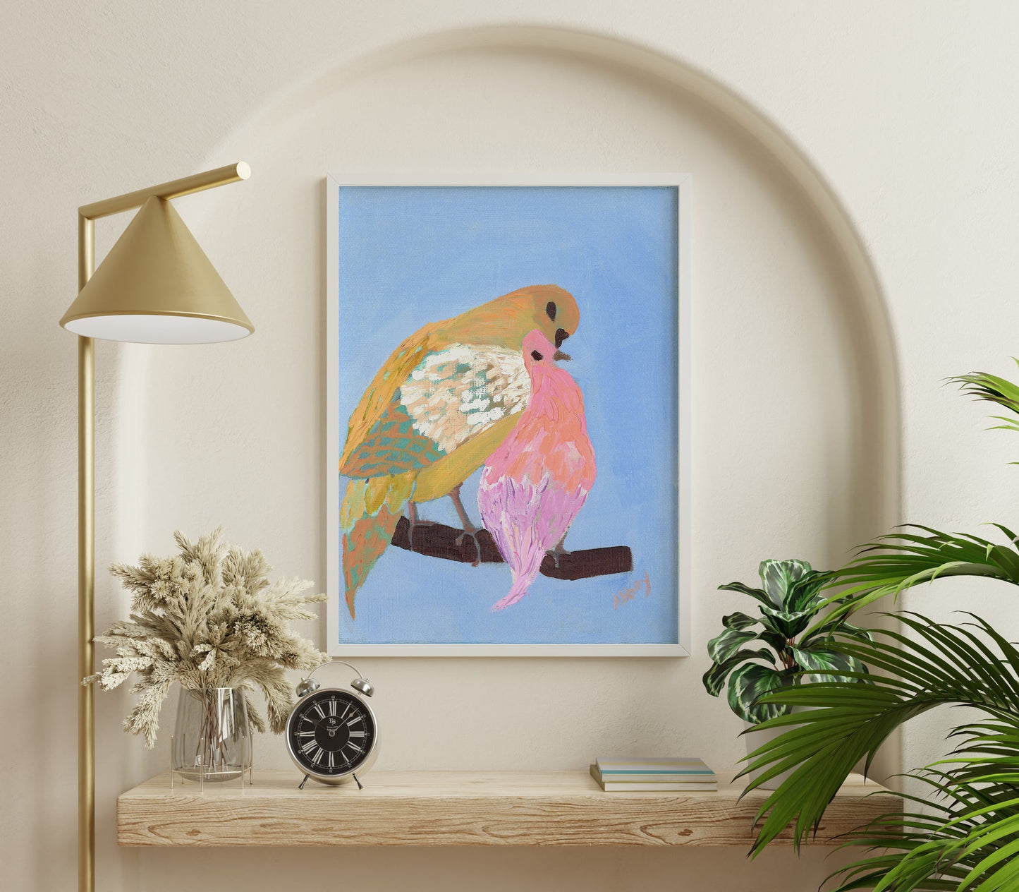 Parent & Child Birds Print